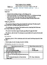 Giáo án Hoạt động trải nghiệm Lớp 2 (Chân trời sáng tạo) - Tuần 13, Chủ đề Truyền thống quê em (Tiết 1)